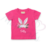 Personalised Kids Easter Bunny Ear T-shirt