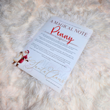 Personalised "A Magical Note" Christmas Letter from Santa. Custom Xmas Santa Letter.