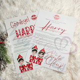 Personalised Elf Arrival Letter for December 1st. Custom Kids Xmas Treat. Elf Mischief.