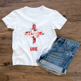 Personalised "It's Coming Home" England Football T-shirt for World Cup - All Sizes - Design 3