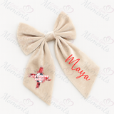 Personalised It's Coming Home England World Cup Football Hair Bow