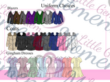 Personalised Mega Back To School Essentials Bundle - Custom School Girl Dolly