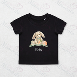 Personalised "My First Easter" Organic Cotton Baby Tee: Easter Bunny Design