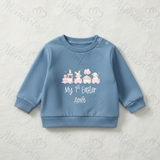 Personalised "My 1st Easter" Sweatshirt. Baby/Toddler Jumper - Easter Train Design