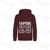Personalised Leavers Hoodies. Custom Class of 2025 Graduation Hoodie - Nursery, Primary School, High School, College, University