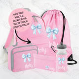 Personalised Mega Back To School Essentials Bundle - Gingham Bow