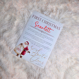 Personalised First Christmas Certificate from Santa Claus. Custom Baby Xmas Keepsake - Santa Sack Design