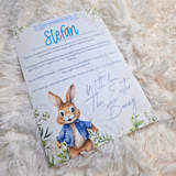 Personalised Kids Easter Bunny Letter for Easter Egg Hunt - Egg-stra Special Delivery