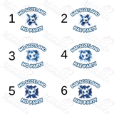 No Scotland No Party Scotland Football T-shirt for World Cup - Various Sizes - Design 6