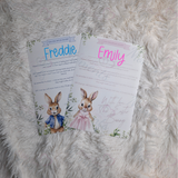 Personalised Kids Easter Bunny Letter for Easter Egg Hunt - Egg-stra Special Delivery