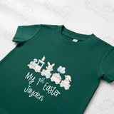 Personalised Baby "My 1st Easter" T-shirt - Easter Train Design