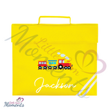 Personalised Train Book Bag - Design 2