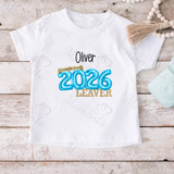 Personalised Class of 2026 Leavers Graduation T-shirt - Balloon Design