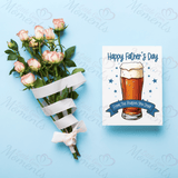 Personalised Happy Father's Day Card. Fun Fully Custom Card for Dad - Reason You Drink
