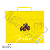 Personalised Tractor Book Bag - Design 2
