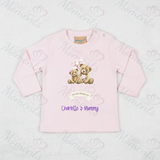 Personalised Our 1st Mother's Day Long Sleeved Top - Baby and Toddler - Teddy Bear Design