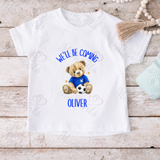 Personalised "We'll Be Coming" Scotland Football T-shirt for World Cup - All Sizes