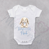 Personalised My Very First Easter Baby Bodysuit. Custom Cute Baby Easter Vest - Pink or Blue