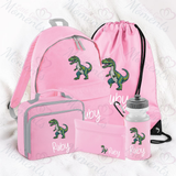 Personalised Mega Back To School Essentials Bundle - Green Dinosaur