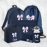 Personalised Mega Back To School Essentials Bundle - Gingham Bow
