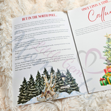 Personalised Christmas Story Book. Christmas Eve Box Fillers. Kids Custom Santa Story Booklet.