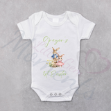Personalised 1st Easter Baby Bodysuit. Custom Cute Baby Easter Outfit.