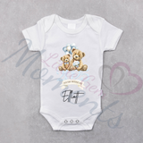 Personalised Our First Mother's Day Baby Bodysuit. Custom Baby Vest.