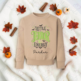 Little Terror Energy Sweatshirt | Halloween Toddler Matching Top | Kids Halloween Sweatshirt | Available In A Range Of Colours