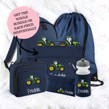 Personalised Mega Back To School Essentials Bundle - Embroidery Style Tractor