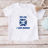 Personalised "Yes Sir, I Can Boogie" Scotland Football T-shirt for World Cup - All Sizes - Flag Design