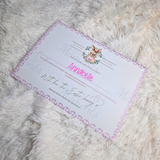 Personalised Easter Bunny Certificate. Custom Kids Treat for Easter Sunday.