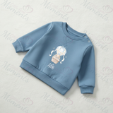 Personalised Happy Easter Sweatshirt. Custom Baby/Toddler/Kids Jumper - Hot Air Balloon Design