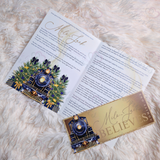 Personalised Christmas Story Book - Navy Believe Train and Ticket. Christmas Eve Box Fillers