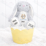 Personalised My Very First Easter Bunny Teddy. Custom Keepsake 1st Easter Bunny Plush