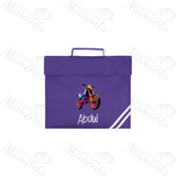 Personalised Neon Dirt Bike Book Bag
