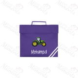 Personalised Tractor Book Bag - Design 3