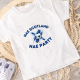 No Scotland No Party Scotland Football T-shirt for World Cup - Various Sizes - Design 3