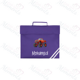 Personalised Mega Back To School Essentials Bundle - Embroidery Style Monster Truck