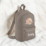 Personalised Kids Mini Rainbow Unicorn Backpack
