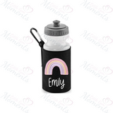 Personalised Rainbow School Water Bottle