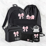 Personalised Mega Back To School Essentials Bundle - Gingham Bow
