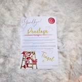 Personalised Elf Goodbye Letter - Christmas Eve - Climbing Elf