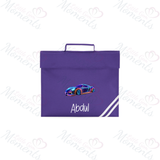 Personalised Neon Car Book Bag