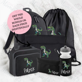 Personalised Mega Back To School Essentials Bundle - Green Dinosaur