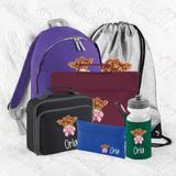 Personalised Mega Back To School Essentials Bundle - Highland Cow