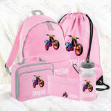 Personalised Mega Back To School Essentials Bundle - Neon Dirt Bike