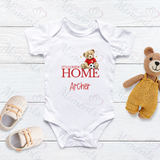 Personalised "It's Coming Home" England World Cup Baby Bodysuit