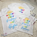 Personalised Holiday Crew Family Vacation T-shirts