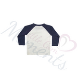 Personalised My Valentine Is My...Long Sleeved Top. Custom Kids Valentine's Top - Red or Navy