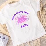 Personalised Class of 2026 Leavers Graduation T-shirt - Graffiti Design